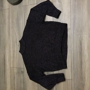Zara metalic dark navy sweater